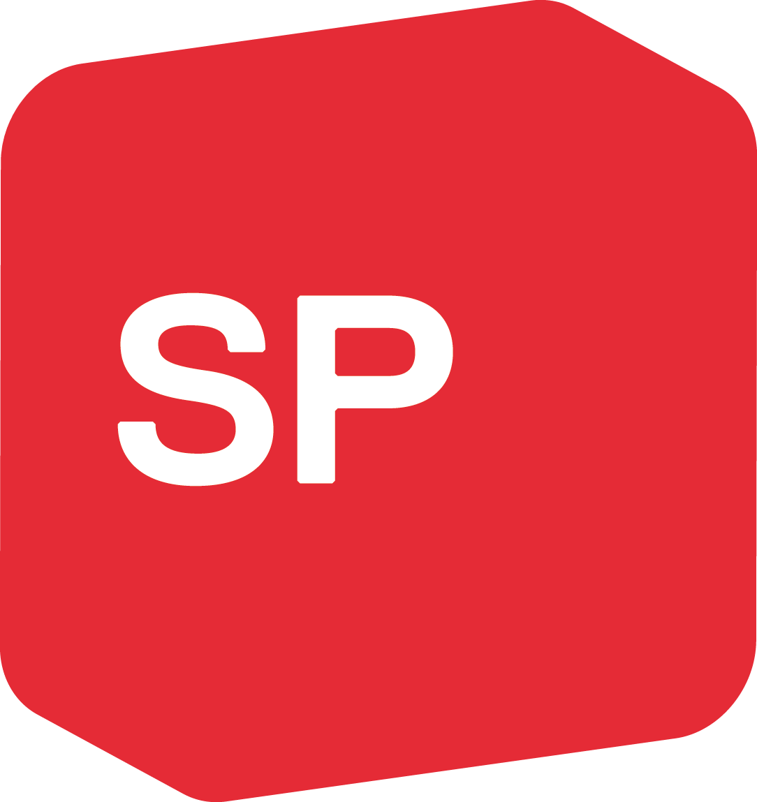 SP Logo Negativ